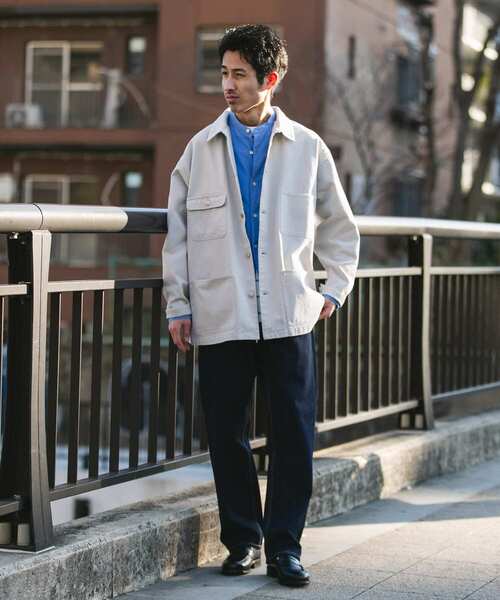 URBAN RESEARCH DOORS（アーバンリサーチドアーズ）の「ダックワークカバーオール（カバーオール・メンズ・スミクロ/ベージュ・MEDIUM/LARGE）」の19枚目の写真