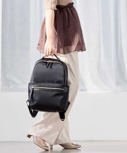 ace.（エース）の「ビジネスリュック ラポルテム A4サイズ収納 13.3inchPC収納 68521（ビジネスバッグ・レディース・ブラック/ベージュ/グレー・FREE）」の12枚目の写真