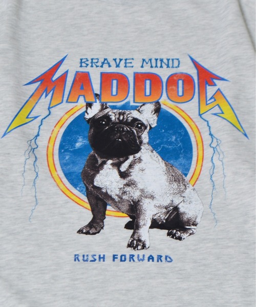 MODISH GAZE(モディシュガゼ)の「【MODISH GAZE】MAD DOG裏毛スウェット(スウェット・メンズ・アッシュグレー/チャコールグレー/ブラック系/オフホワイト・LARGE/MEDIUM)」の17枚目の写真