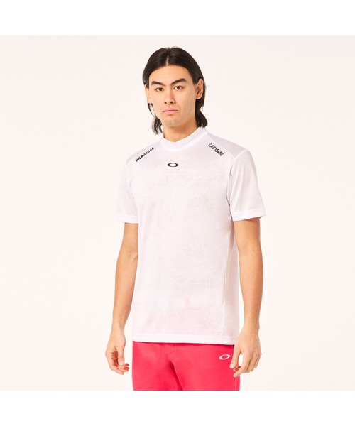 OAKLEY(オークリー)の「オークリ― OAKLEY TECH COLD JQ MOCK / POLO SHIRT ポロシャツ/ GOLF ゴルフ/OAKLEY(その他トップス・メンズ・ホワイト/ブラック・L/S/XL)」の1枚目の写真