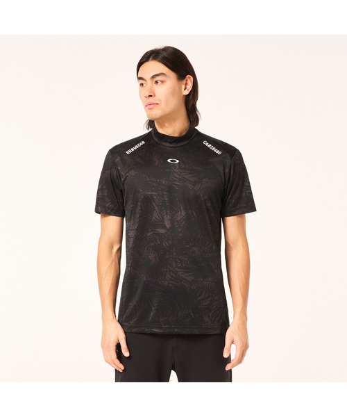 OAKLEY(オークリー)の「オークリ― OAKLEY TECH COLD JQ MOCK / POLO SHIRT ポロシャツ/ GOLF ゴルフ/OAKLEY(その他トップス・メンズ・ホワイト/ブラック・L/S/XL)」の2枚目の写真