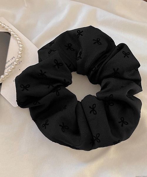 tone（トーン）の「pur chouchou/リボン柄 ドット柄 シュシュ P4439（シュシュ・レディース・その他4/その他1/その他2/その他3・FREE）」の7枚目の写真