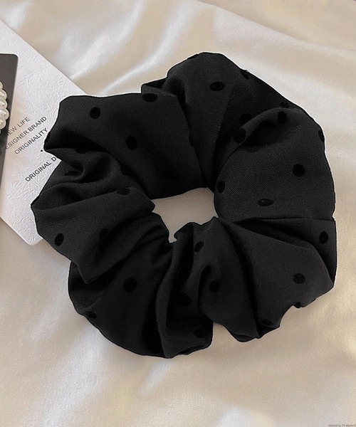 tone（トーン）の「pur chouchou/リボン柄 ドット柄 シュシュ P4439（シュシュ・レディース・その他4/その他1/その他2/その他3・FREE）」の9枚目の写真