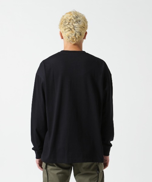 DENHAM（デンハム）の「DENHAM/デンハム/CHAIN LS TEE（Tシャツ/カットソー・メンズ・ブラック/ネイビー/ホワイト・XL/M/L/S）」の5枚目の写真