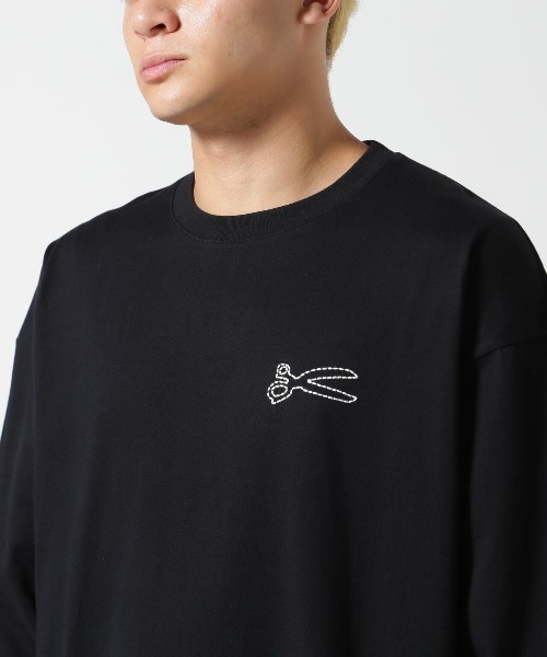 DENHAM（デンハム）の「DENHAM/デンハム/CHAIN LS TEE（Tシャツ/カットソー・メンズ・ブラック/ネイビー/ホワイト・XL/M/L/S）」の6枚目の写真