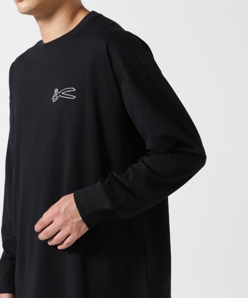 DENHAM（デンハム）の「DENHAM/デンハム/CHAIN LS TEE（Tシャツ/カットソー・メンズ・ブラック/ネイビー/ホワイト・XL/M/L/S）」の7枚目の写真