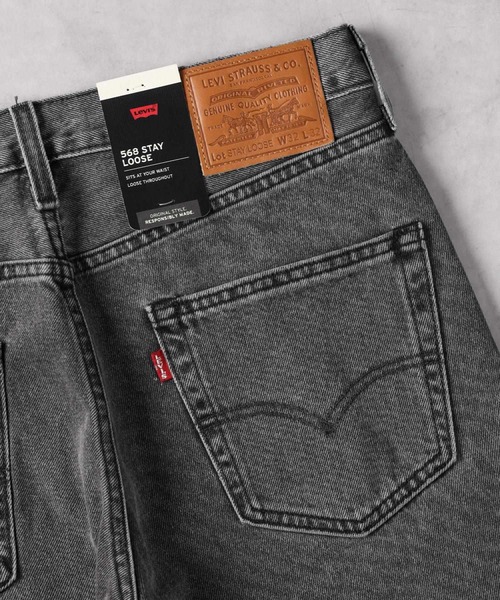 Levi's（リーバイス）の「Levi's(リーバイス)【メンズ】「568」ルーズストレート（デニムパンツ・メンズ・ブラック・28inch/29inch/30inch/31inch/32inch/33inch/34inch/36inch）」の20枚目の写真