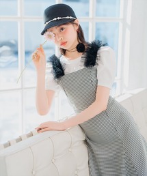 チュールフリルマーメイドジャンスカ