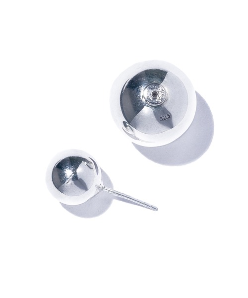 quip queint(クイップクエイント)の「【quip queint】bowling catch pierce M/ボウリング キャッチ ピアス M QU174 ※(ピアス(両耳用)・レディース・シルバー・FREE)」の5枚目の写真