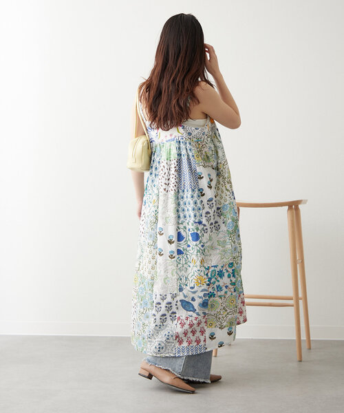 NAO（ナオ）の「【India series】【一枚で華やかに】パッチワークワンピース（ワンピース・レディース・ホワイト/その他1/ブルー・FREE）」の13枚目の写真