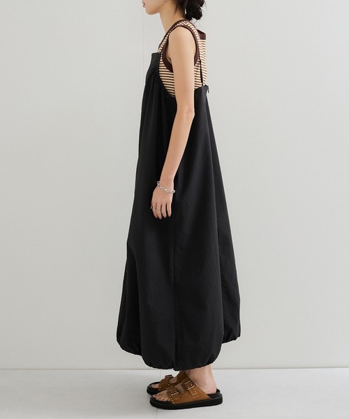 TELOPLAN Ying Dress バルーンキャミワンピース ブラック F TELOPLAN