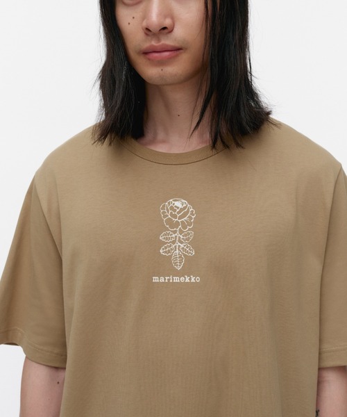 【新品未使用】marimekko (セイレーニ)プリントt-shirt Lサイズ b9e60682272afb1d1d913f1e285b40