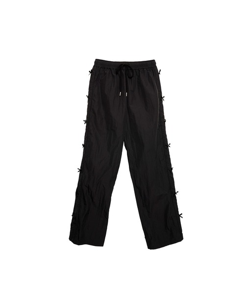 Nora Lily elle（ノラリリーエル）の「【Nora Lily】「elle」Side Ribbon Nylon Pants（その他パンツ・レディース・ベビーピンク/ブルーグレー/ブラック・FREE）」の8枚目の写真