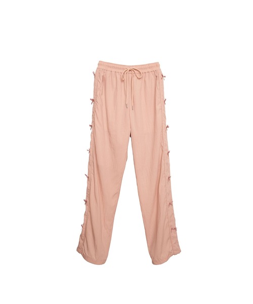 Nora Lily elle（ノラリリーエル）の「【Nora Lily】「elle」Side Ribbon Nylon Pants（その他パンツ・レディース・ベビーピンク/ブルーグレー/ブラック・FREE）」の5枚目の写真