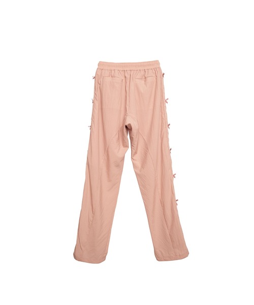 Nora Lily elle（ノラリリーエル）の「【Nora Lily】「elle」Side Ribbon Nylon Pants（その他パンツ・レディース・ベビーピンク/ブルーグレー/ブラック・FREE）」の4枚目の写真