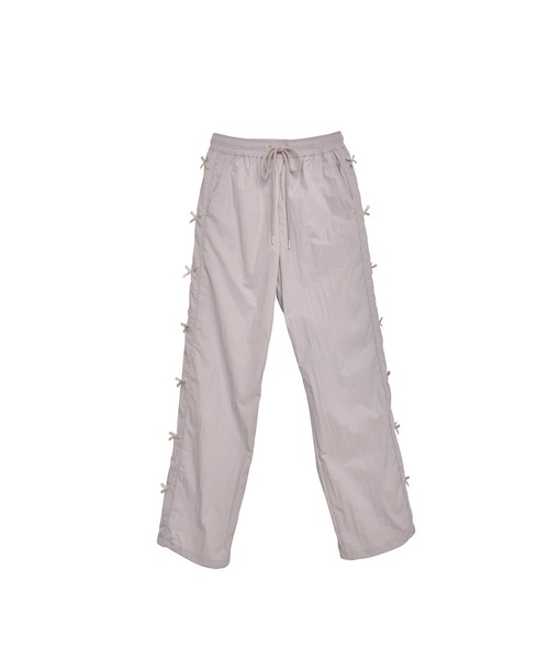 Nora Lily elle（ノラリリーエル）の「【Nora Lily】「elle」Side Ribbon Nylon Pants（その他パンツ・レディース・ベビーピンク/ブルーグレー/ブラック・FREE）」の7枚目の写真