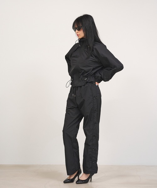 Nora Lily elle（ノラリリーエル）の「【Nora Lily】「elle」Side Ribbon Nylon Pants（その他パンツ・レディース・ベビーピンク/ブルーグレー/ブラック・FREE）」の14枚目の写真