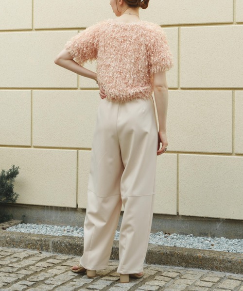 フェザーヤーン半袖プルオーバー（Tシャツ/カットソー）｜hinari