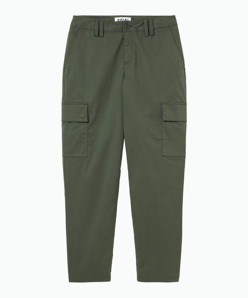 AIGLE(エーグル)の「COOLMAX 接触冷感 速乾 ドライ テーパードカーゴパンツ(カーゴパンツ・レディース・ベージュ/モスグリーン・40/38/36/34)」の1枚目の写真