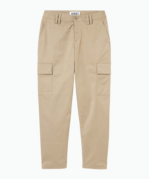 AIGLE(エーグル)の「COOLMAX 接触冷感 速乾 ドライ テーパードカーゴパンツ(カーゴパンツ・レディース・ベージュ/モスグリーン・40/38/36/34)」の21枚目の写真