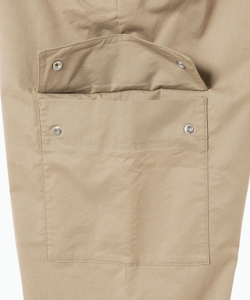 AIGLE(エーグル)の「COOLMAX 接触冷感 速乾 ドライ テーパードカーゴパンツ(カーゴパンツ・レディース・ベージュ/モスグリーン・40/38/36/34)」の15枚目の写真