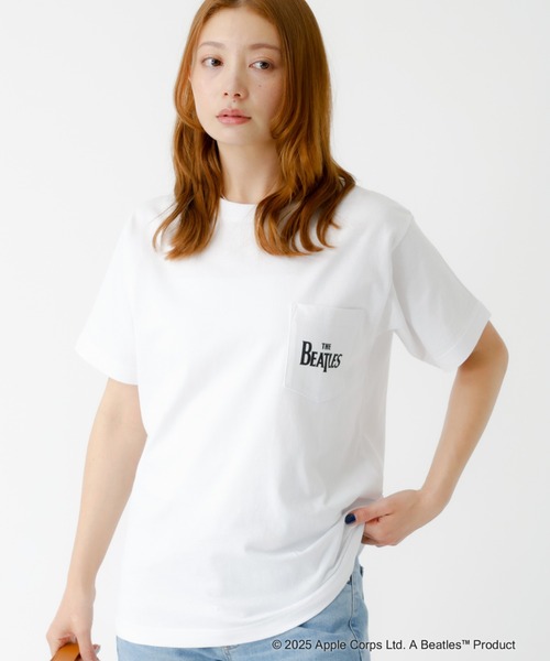 【JOHNBULL/ジョンブル】The Beatles ワンポイントロゴTシャツ JOHNBULL/ジョンブル】The Beatles ワンポイントロゴTシャツ