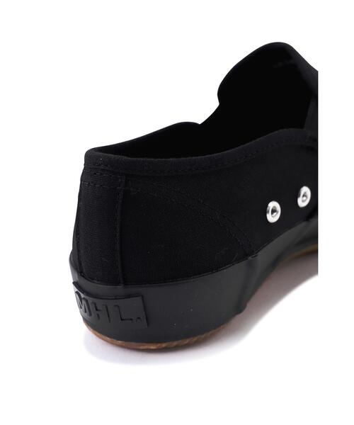 MHL.(エムエイチエル)の「SLIPON SHOE(スリッポン・レディース・ホワイト系その他3/ブラック・23.0/25.0/24.0)」の4枚目の写真