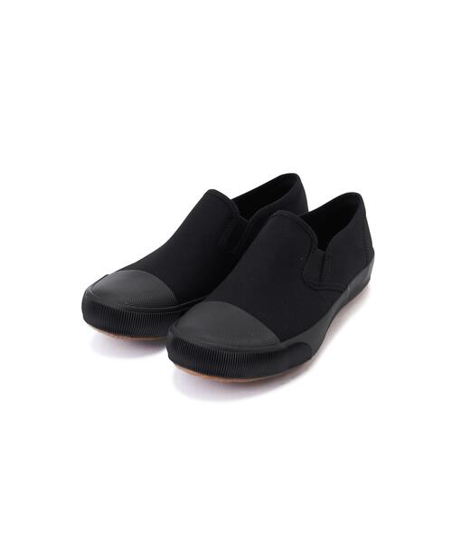 MHL.(エムエイチエル)の「SLIPON SHOE(スリッポン・レディース・ホワイト系その他3/ブラック・23.0/25.0/24.0)」の3枚目の写真