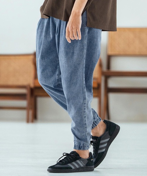 Magine(マージン)の「mp13471-Rayon Denim Fabric Tapered Pants デニムパンツ(デニムパンツ・メンズ・ワンウォッシュ/ブラック系その他/ダークインディゴブルー・44/46/48)」の21枚目の写真