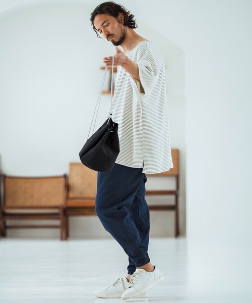 Magine(マージン)の「mp13471-Rayon Denim Fabric Tapered Pants デニムパンツ(デニムパンツ・メンズ・ワンウォッシュ/ブラック系その他/ダークインディゴブルー・44/46/48)」の13枚目の写真