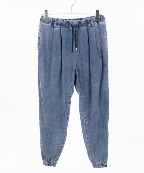 Magine(マージン)の「mp13471-Rayon Denim Fabric Tapered Pants デニムパンツ(デニムパンツ・メンズ・ワンウォッシュ/ブラック系その他/ダークインディゴブルー・44/46/48)」の10枚目の写真