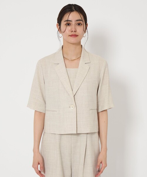 UNITED ARROWS green label relaxing Softリネンライク ショート