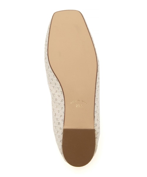 JELLY BEANS(ジェリービーンズ)の「【ひんやりパンプス】スクエアソフトストラップバレエシューズ【Made in Japan】(113-52013)JELLY BEANS(ジェリービーンズ)(バレエシューズ・レディース・シルバー/ブラック/アイボリー・23/24/22.5/23.5/24.5)」の11枚目の写真