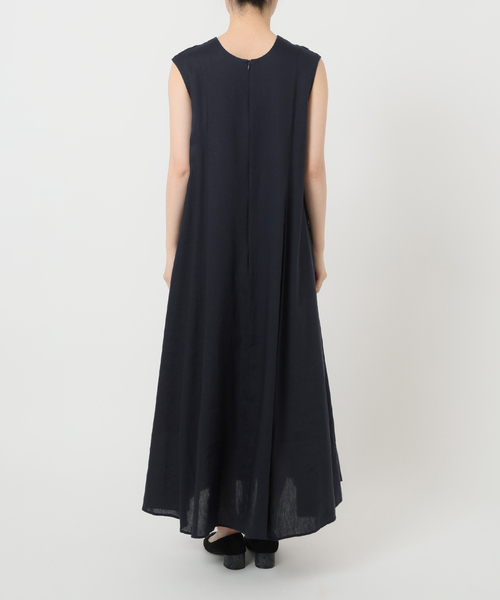 Spick&Span リネンレーヨンストレートワンピース リネンレーヨンストレートワンピース | スピック＆スパン(Spick