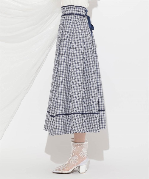 WILLSELECTION（ウィルセレクション）の「パイピングデザインタックスカート（スカート・レディース・ブルー系その他/レッド系その他/ブラック系その他・FREE）」の11枚目の写真