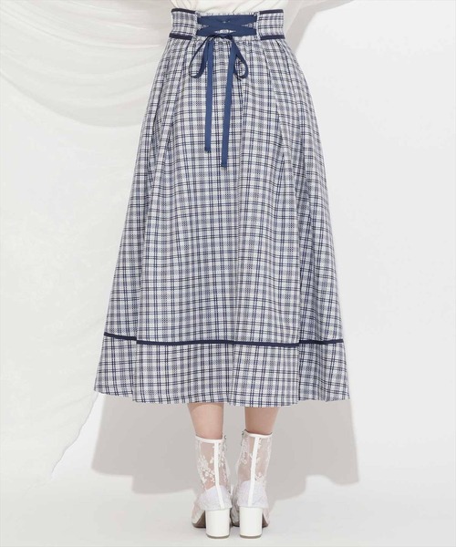 WILLSELECTION（ウィルセレクション）の「パイピングデザインタックスカート（スカート・レディース・ブルー系その他/レッド系その他/ブラック系その他・FREE）」の12枚目の写真