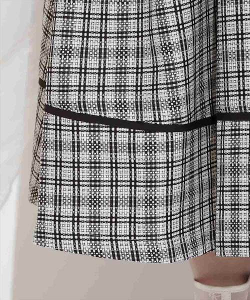 WILLSELECTION（ウィルセレクション）の「パイピングデザインタックスカート（スカート・レディース・ブルー系その他/レッド系その他/ブラック系その他・FREE）」の9枚目の写真