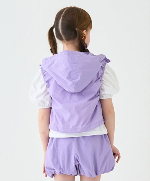 minimal（ミニマル）の「【撥水】ドロストベスト（ベスト・キッズ・ブラック/ライトピンク/ラベンダー/サックスブルー・100cm/120cm/130cm/140cm/110cm）」の20枚目の写真