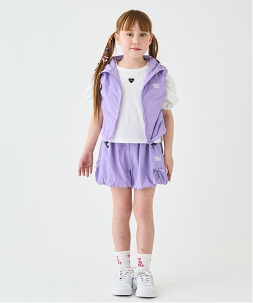 minimal（ミニマル）の「【撥水】ドロストベスト（ベスト・キッズ・ブラック/ライトピンク/ラベンダー/サックスブルー・100cm/120cm/130cm/140cm/110cm）」の19枚目の写真