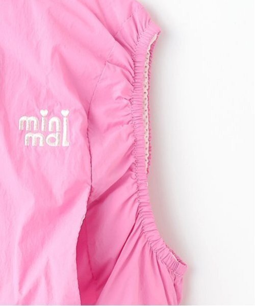 minimal（ミニマル）の「【撥水】ドロストベスト（ベスト・キッズ・ブラック/ライトピンク/ラベンダー/サックスブルー・100cm/120cm/130cm/140cm/110cm）」の9枚目の写真