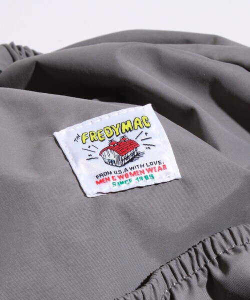 FREDY MAC（フレディーマック）の「【FREDYMAC/フレディマック】ナイロンナップサック リュック（バックパック/リュック・メンズ・ブラック/グレー・FREE）」の7枚目の写真