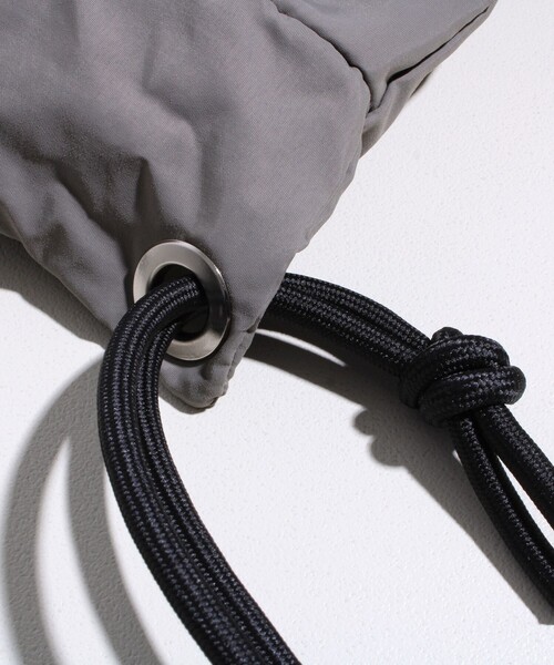 FREDY MAC（フレディーマック）の「【FREDYMAC/フレディマック】ナイロンナップサック リュック（バックパック/リュック・メンズ・ブラック/グレー・FREE）」の8枚目の写真