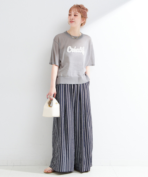 & and per se 刺繍ロゴ セーター ホワイト & and per se 刺繍ロゴ セーター ホワイト - メルカリ