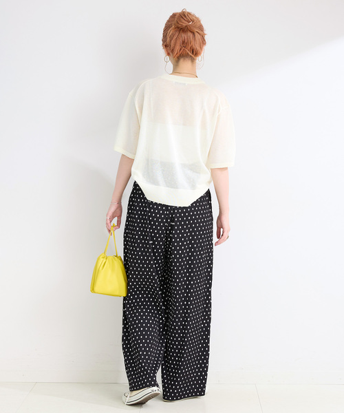 【sato】ヴィクトリア春ダウン⭐パステルブルー⭐未使用 セール】手洗い可 / サガラ刺繍ロゴプルオーバー（ニット