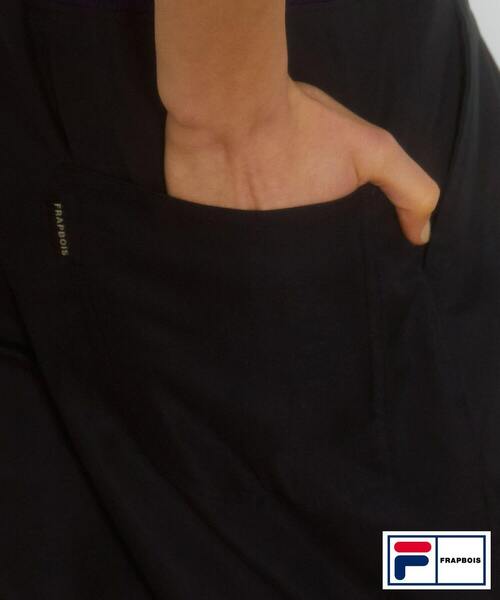 FRAPBOIS(フラボア)の「FILA×FRAPBOISパンツ(その他パンツ・レディース・ブラック/ベージュ・1/2)」の21枚目の写真