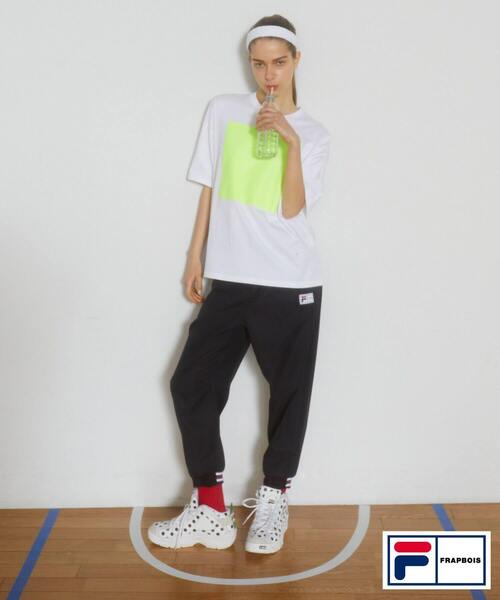 FRAPBOIS(フラボア)の「FILA×FRAPBOISパンツ(その他パンツ・レディース・ブラック/ベージュ・1/2)」の17枚目の写真