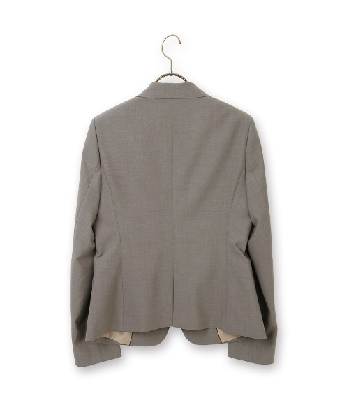 AOYAMA（アオヤマ）の「【美シルエットを追求◇ジャケット】自宅で洗える！着やせ見え◎テーラードジャケット｜超ストレッチ/UVカット/防シワ/消臭｜セットアップ着用可｜（スーツジャケット・レディース・グレイッシュベージュ・11号/9号/13号/5号/17号/7号/15号）」の11枚目の写真