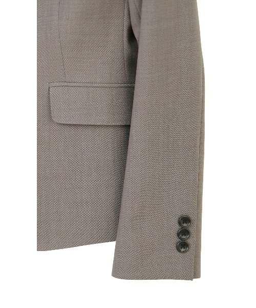 AOYAMA（アオヤマ）の「【美シルエットを追求◇ジャケット】自宅で洗える！着やせ見え◎テーラードジャケット｜超ストレッチ/UVカット/防シワ/消臭｜セットアップ着用可｜（スーツジャケット・レディース・グレイッシュベージュ・11号/9号/13号/5号/17号/7号/15号）」の14枚目の写真