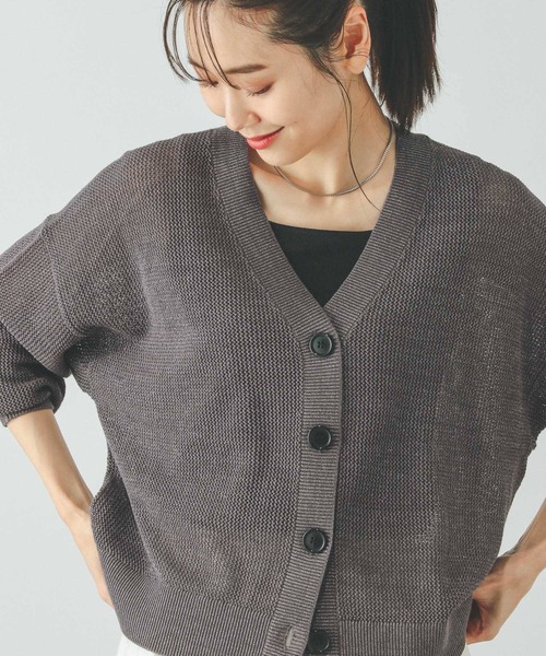 DIESEL メッシュカーディガン ブラック DIESEL（ディーゼル）の「レディース ニット ボンバージャケット