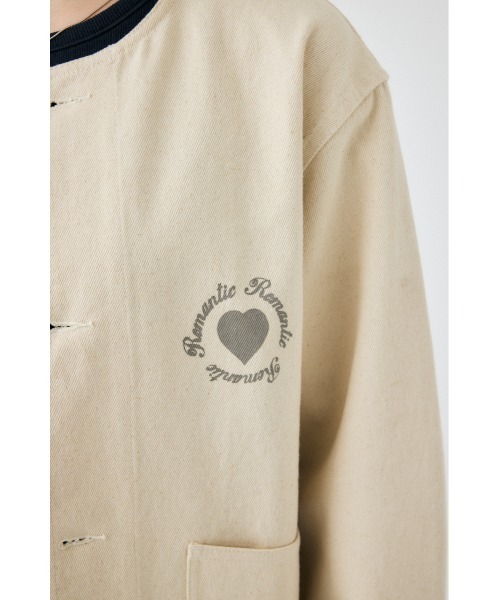 MOUSSY（マウジー）の「PU WORK ジャケット（ノーカラージャケット・レディース・オフホワイト・FREE）」の11枚目の写真